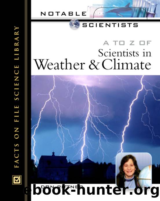 A to Z of Scientists in Weather and Climate by Rittner Don