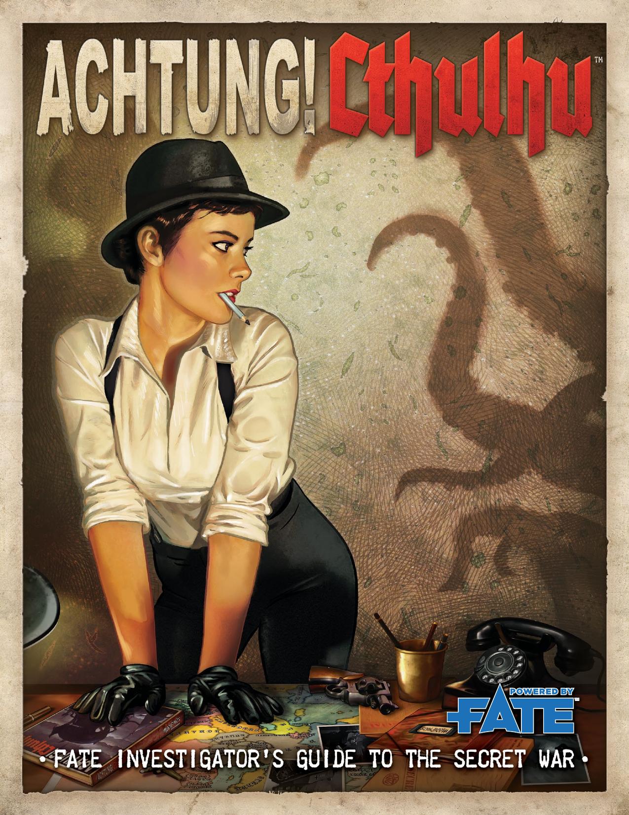A﻿chtung! Cthulhu: Fate Investigator's Guide to the Secret War by Modiphius Entertainment