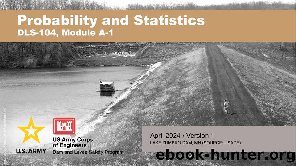 A-1 Probability and Statistics by RMC Dam and Levee Safety Program