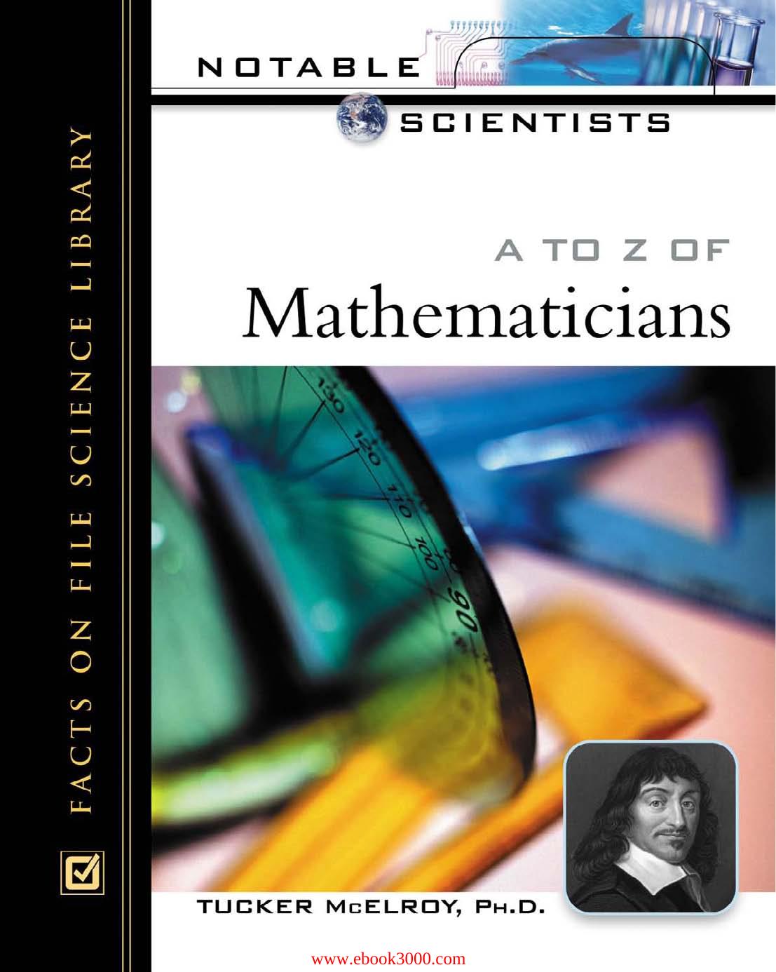 A-Z of Mathematicians by Unknow