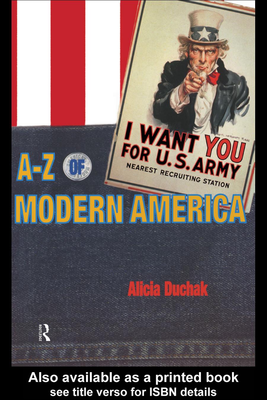A-Z of Modern America by Alicia Duchak