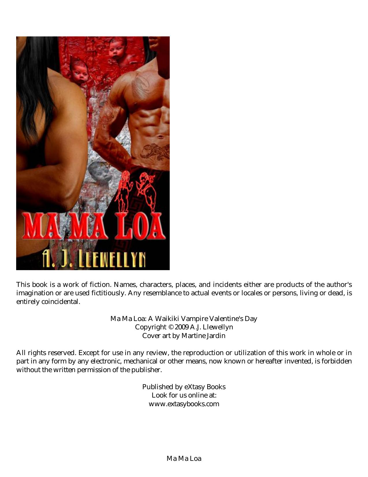 A.J. Llewellyn - A Vampire in Waikiki 03 by Ma Ma Loa