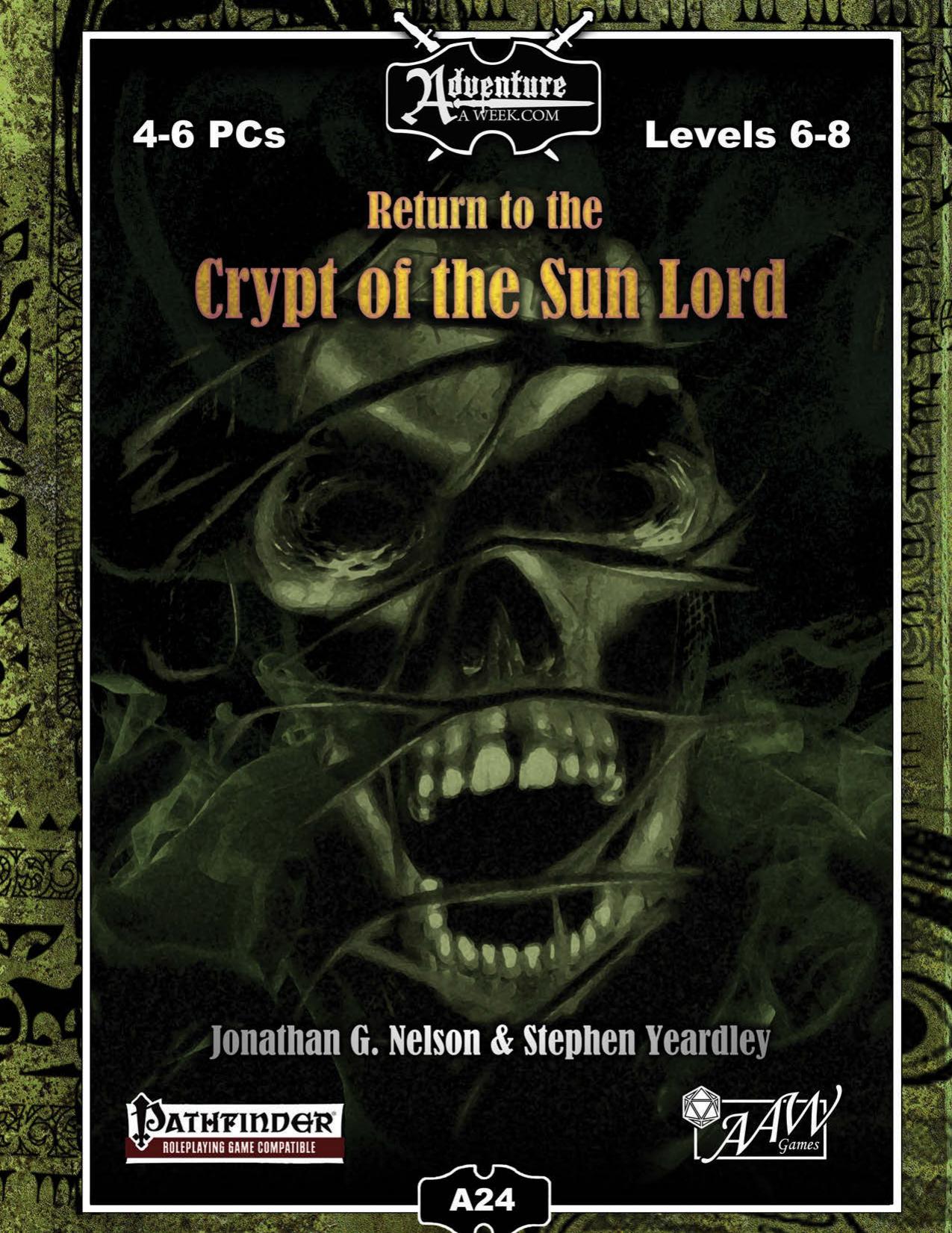 A24 Return to the Crypt of the Sun Lord by Unknown