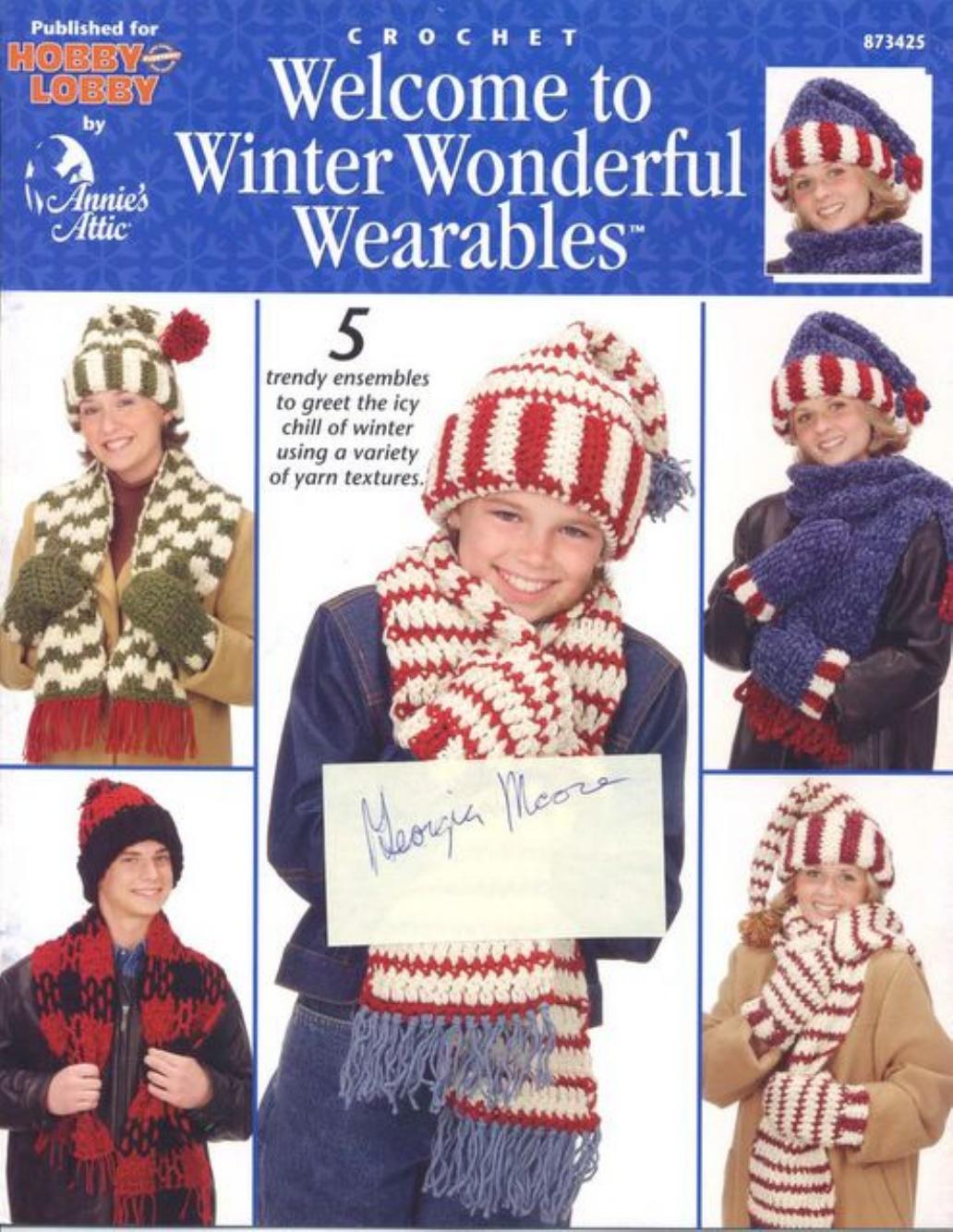 AA 873425 Welcome to Winter Wonderful Wearables by Unknown