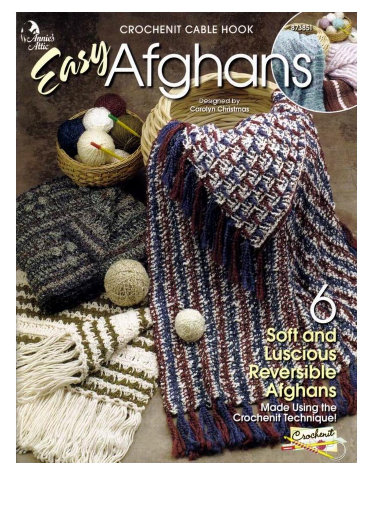 AA 873851 Easy Afghans by Meg Allcock