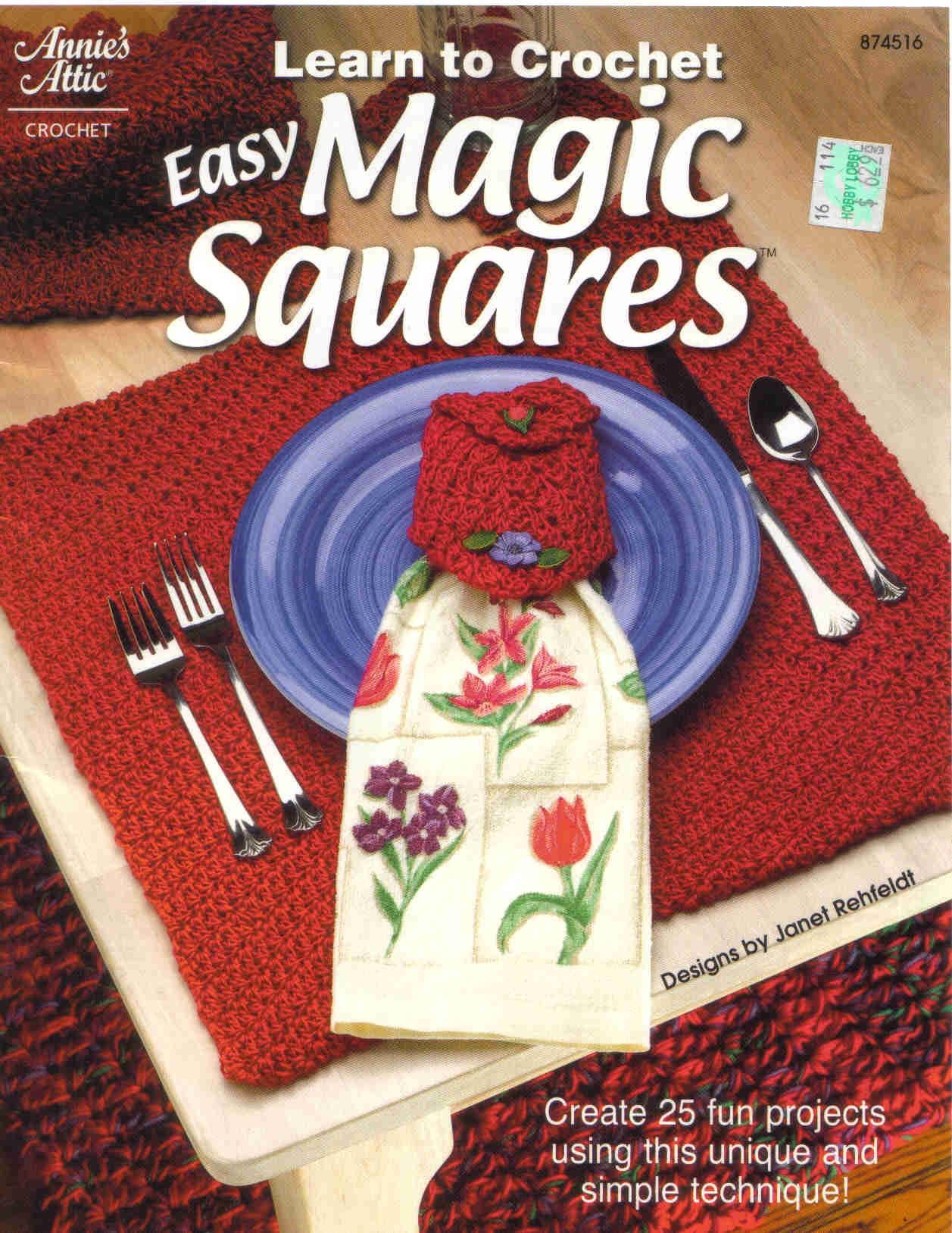 AA 874516 Learn to Crochet Magic Squares by KimP