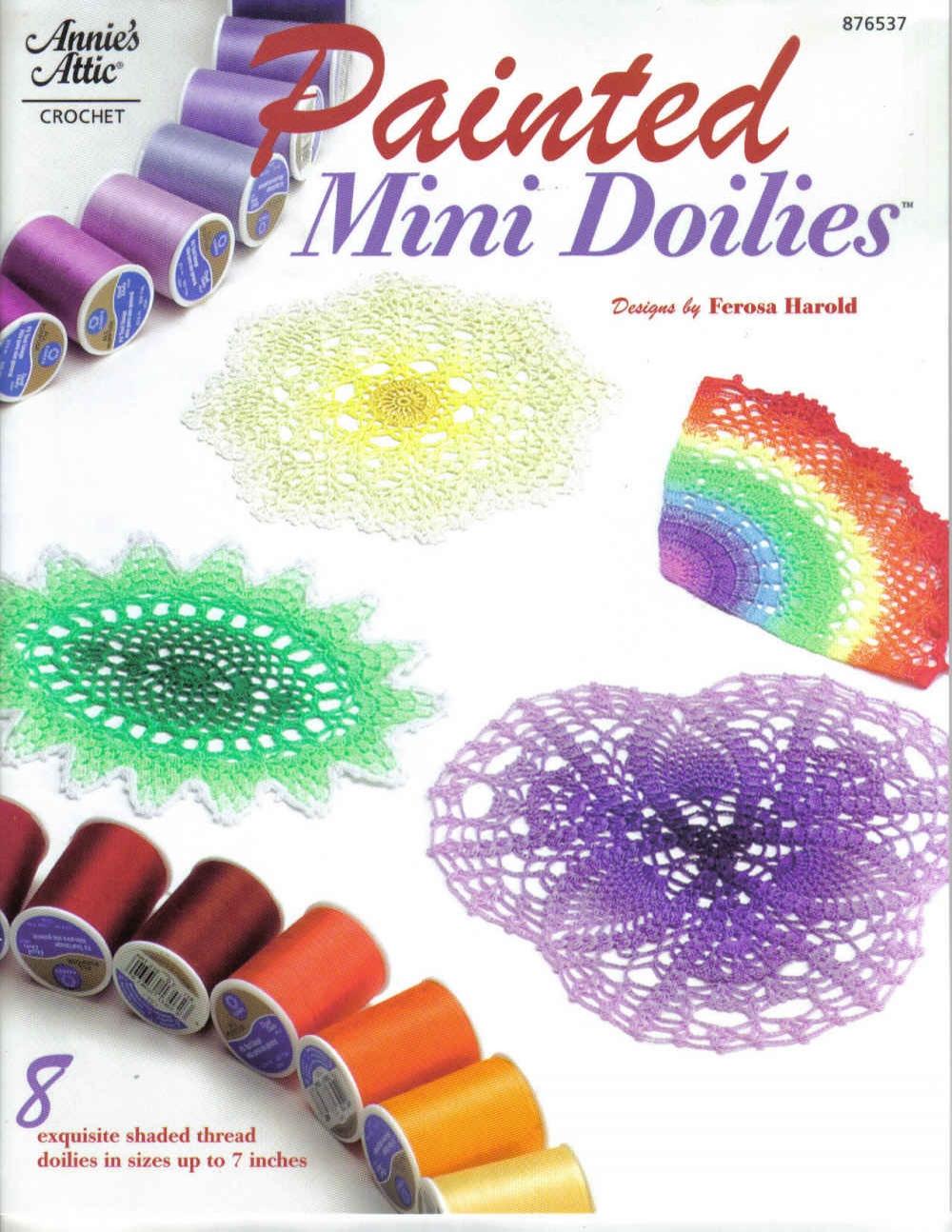 AA 876537 Crocheted Painted Doilies by KimP