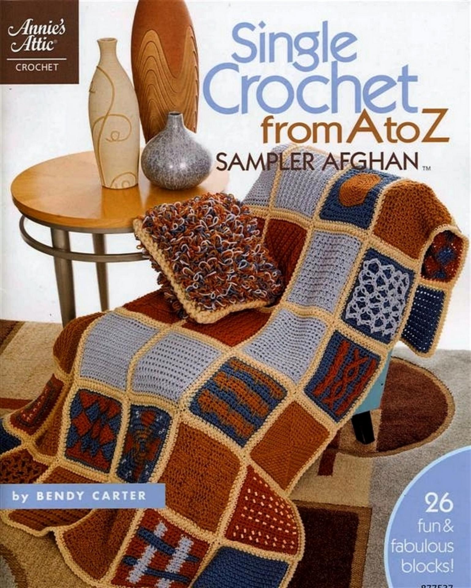AA 877537 Single Crochet A to Z Sampler Afghan by Unknown