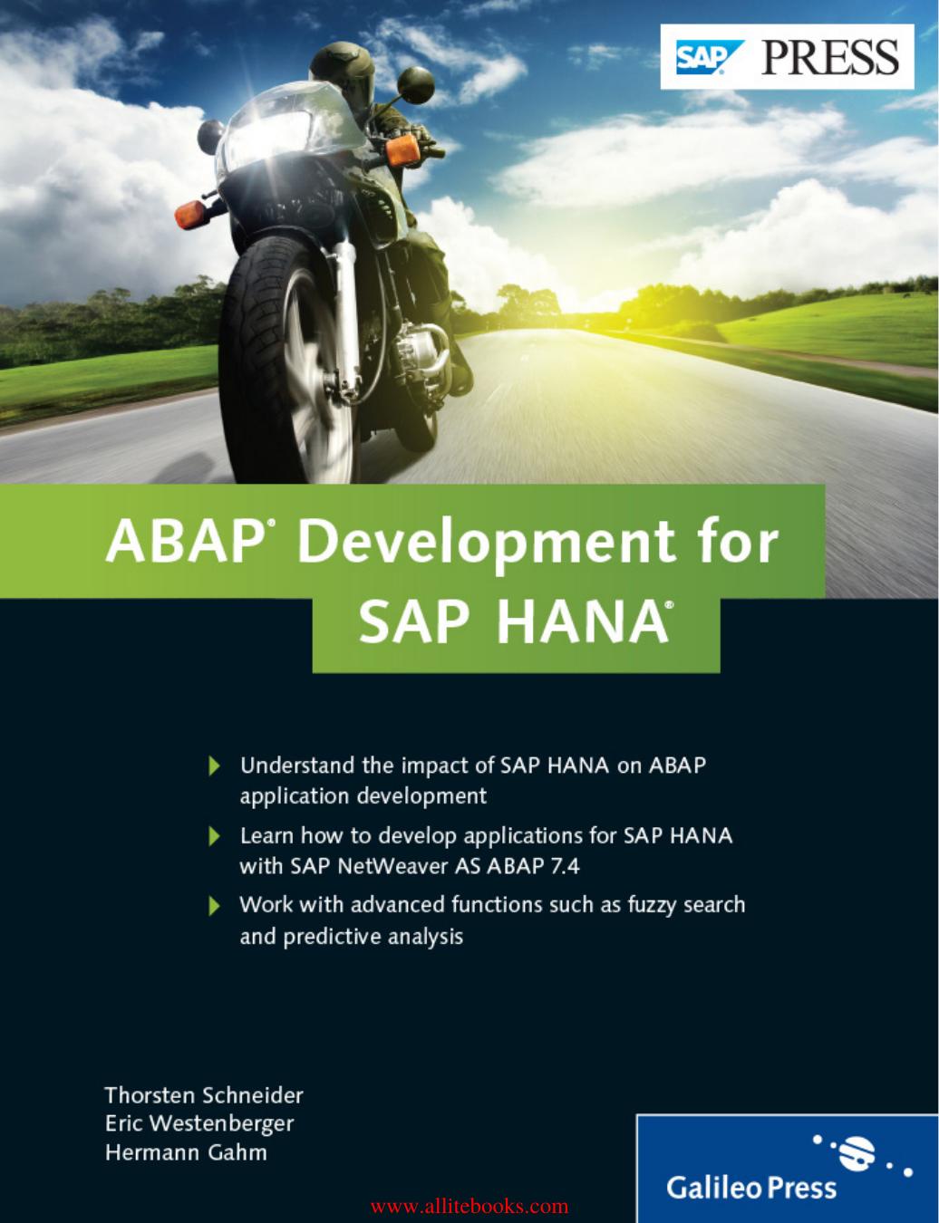 ABAP Development for SAP HANA by Unknown