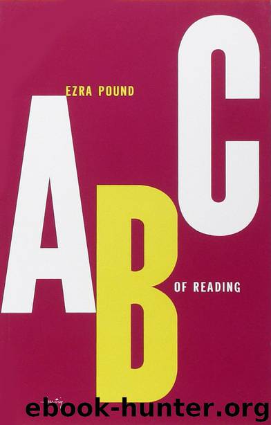 ABC of Reading (New Directions Paperbook) by Ezra Pound