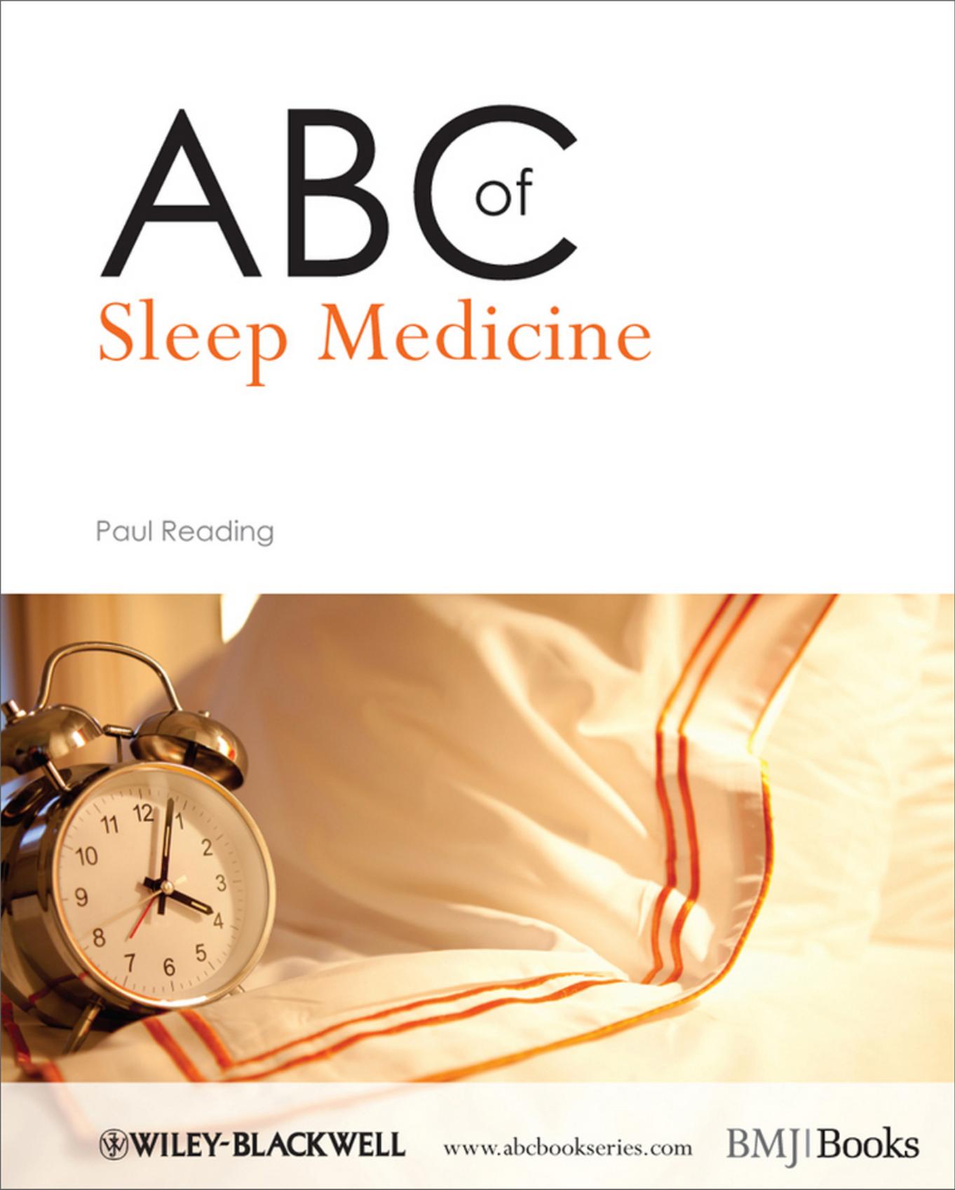 ABC of Sleep Medicine by Paul Reading