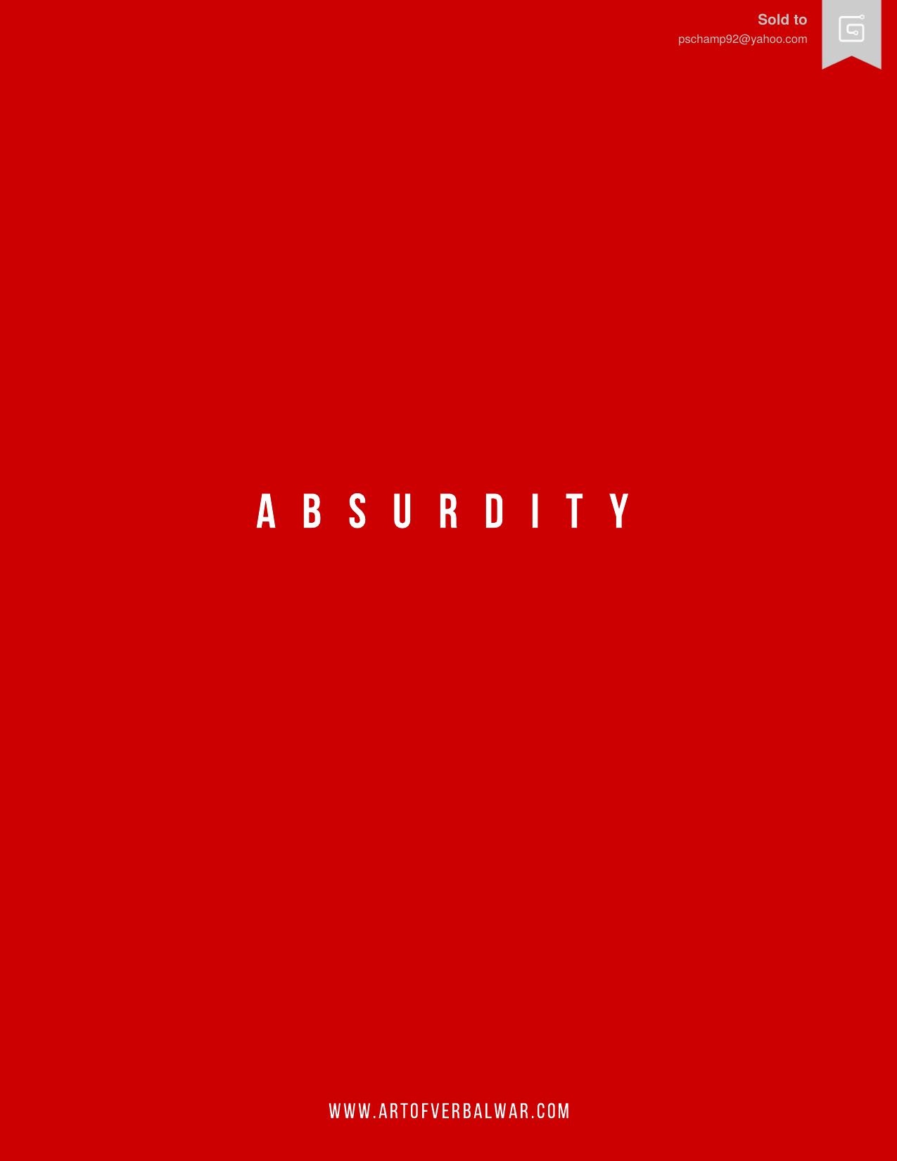 ABSURDITY by minshul