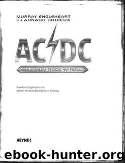 AC/DC - Maximum Rock N Roll by Murray Engleheart & Arnaud Durieux