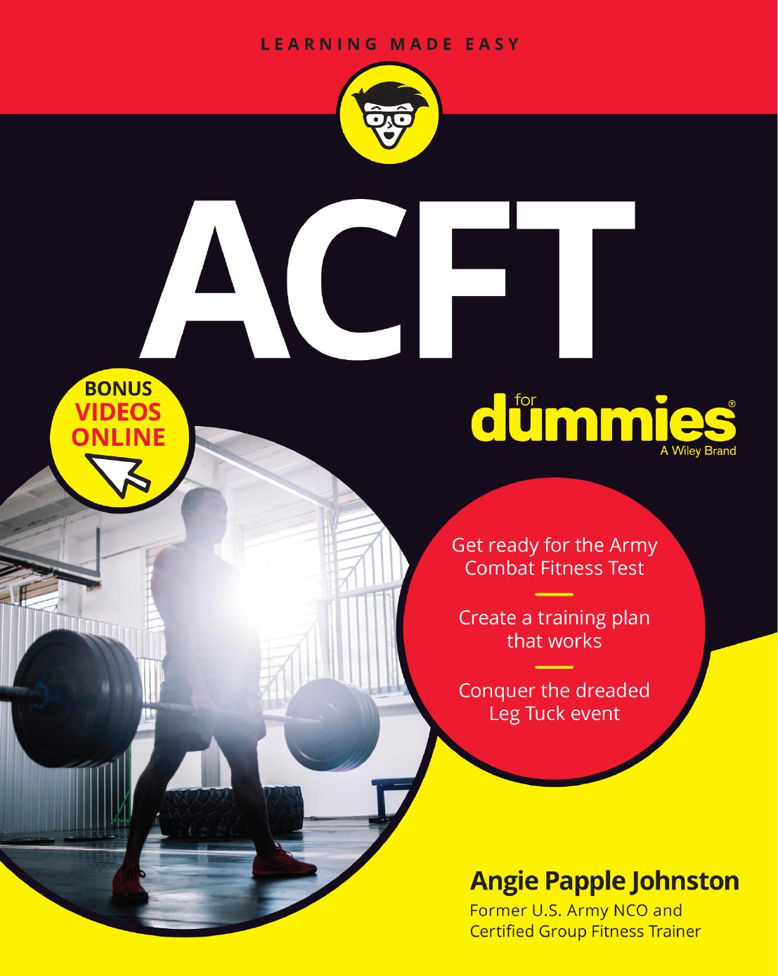 ACFT Army Combat Fitness Test for Dummies by Papple Johnston Angie;