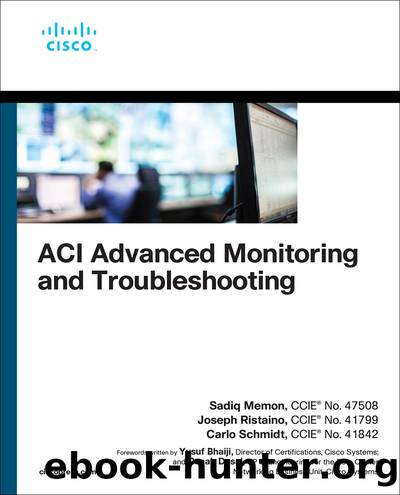 ACI Advanced Monitoring and Troubleshooting by Sadiq Memon & Carlo Schmidt & Joseph Ristaino