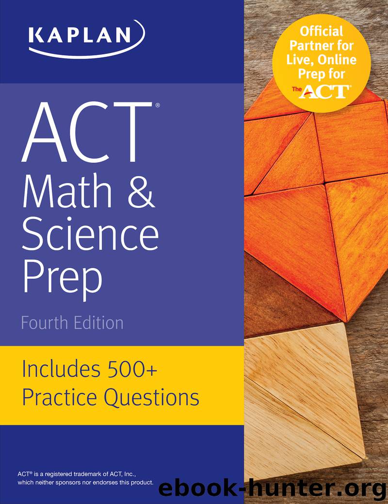 ACT Math & Science Prep by Kaplan Test Prep