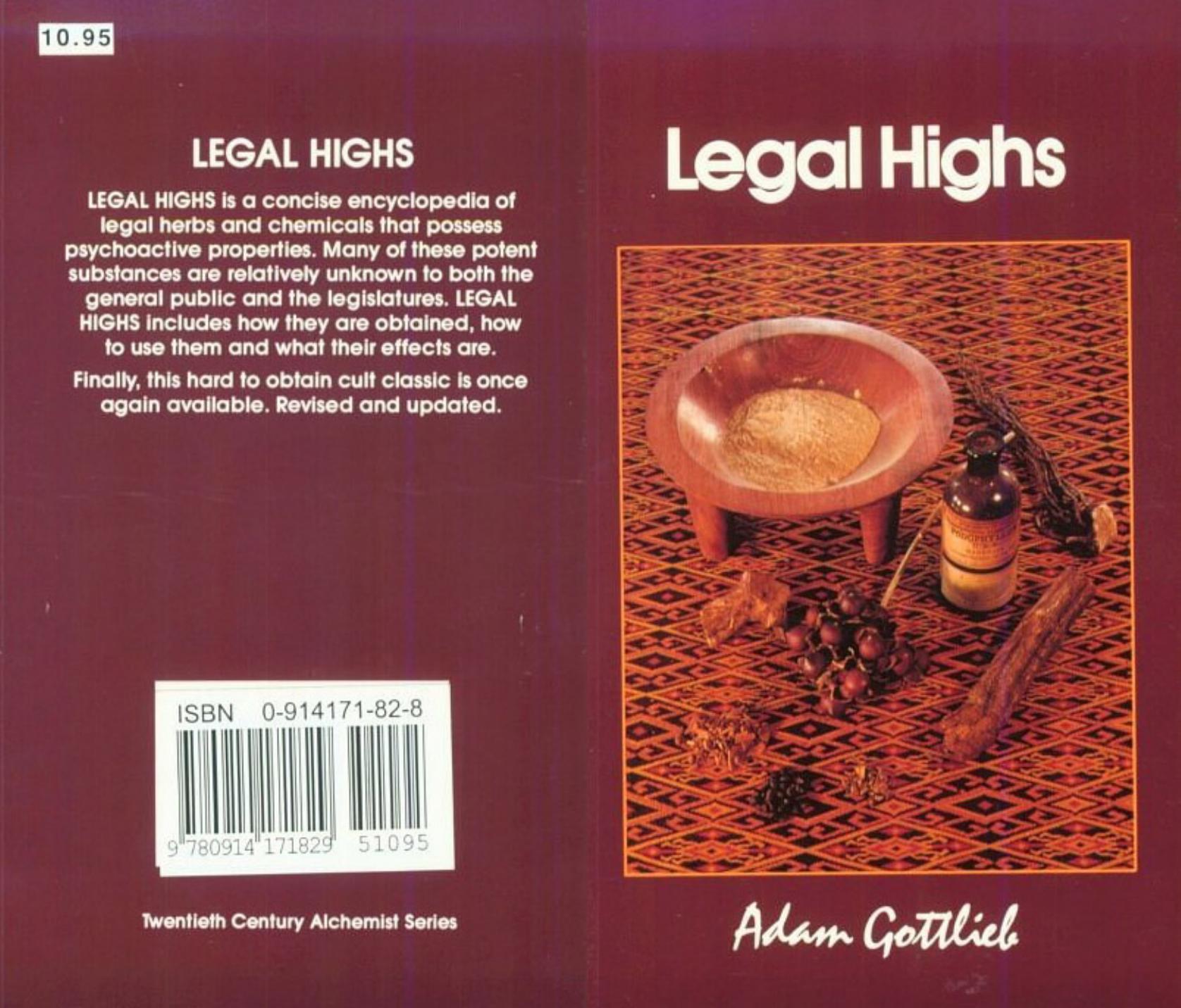ADAM GOTTLIEB : LEGAL HIGHS by Legal Highs