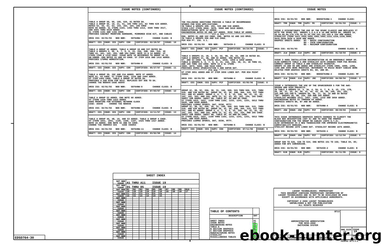 ADMINISTRATIVE WORKSTATION FOR 5ESS-2000 SWITCHING SYSTEM by Unknown