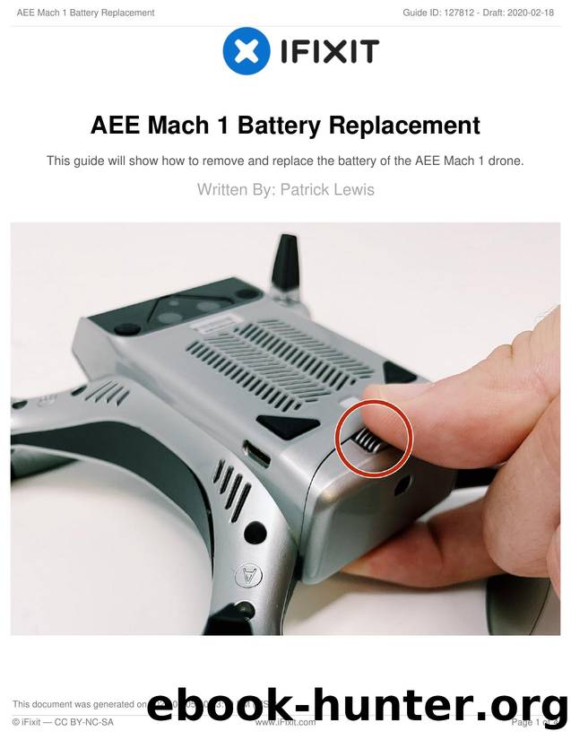 AEE Mach 1 Battery Replacement by Unknown