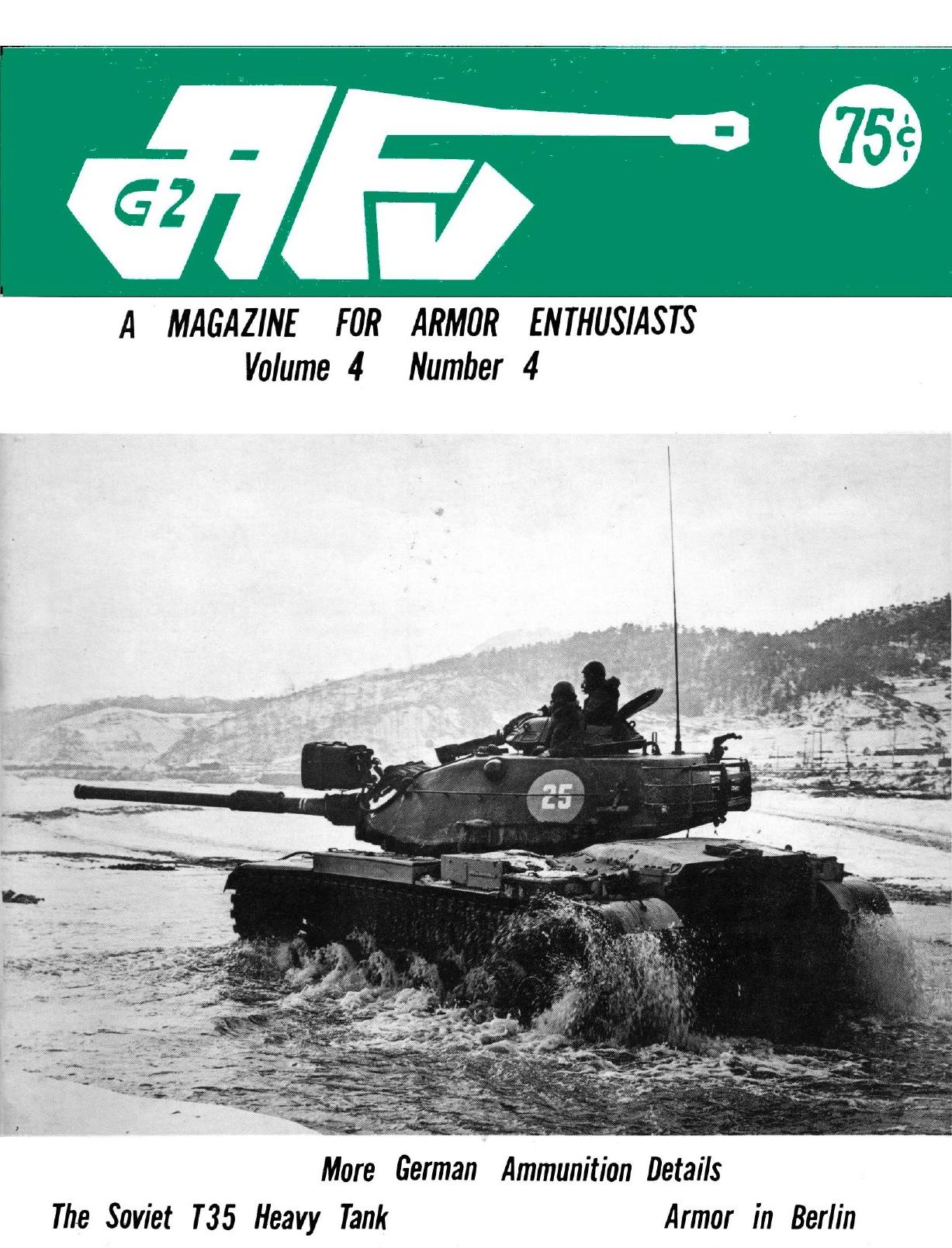 AFV-G2: A Magazine For Armor Enthusiasts Vol.4 No.04 by Unknow