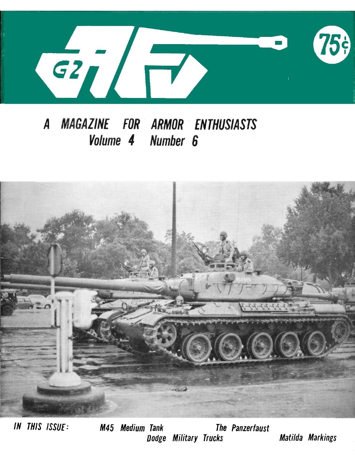AFV-G2: A Magazine For Armor Enthusiasts Vol.4 No.6 by Unknow