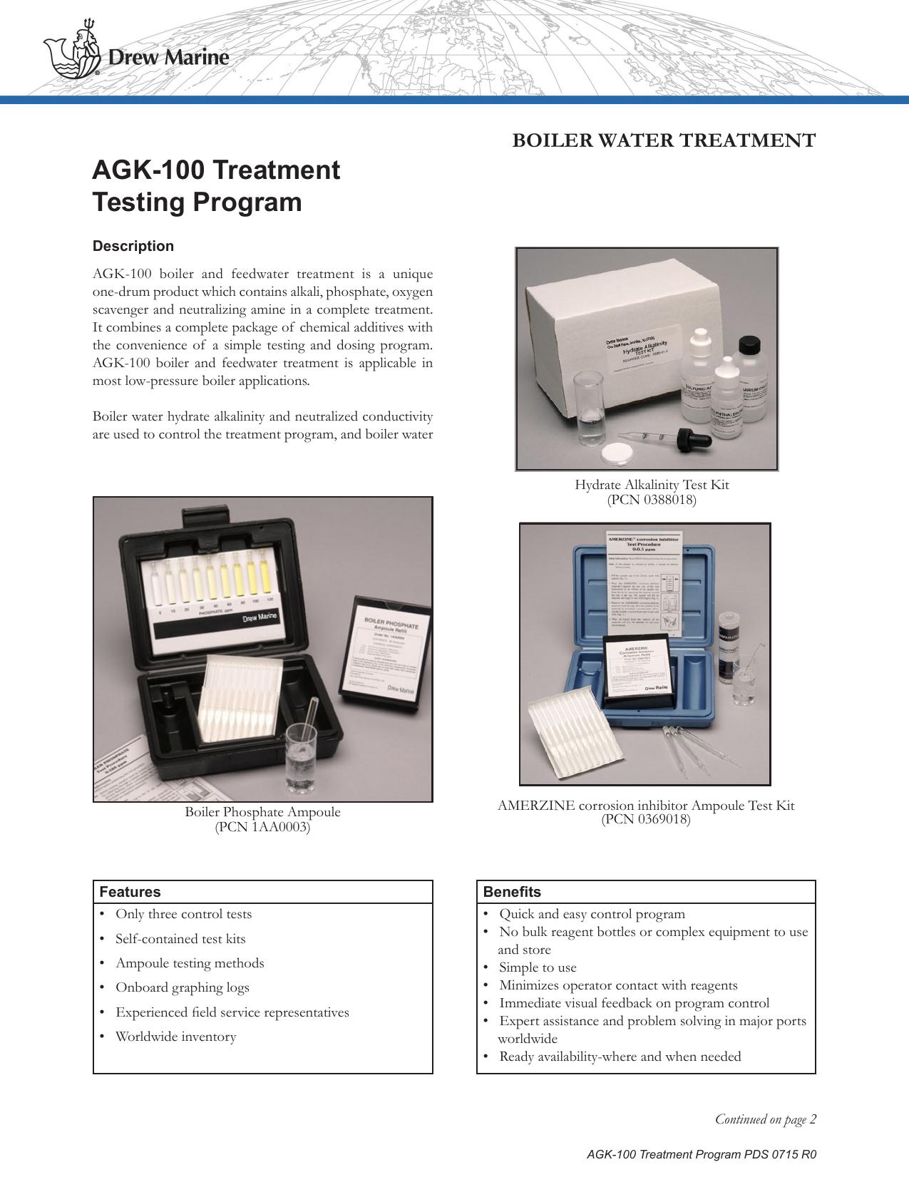 AGK-100 Treatment Testing Program PDS by Unknown