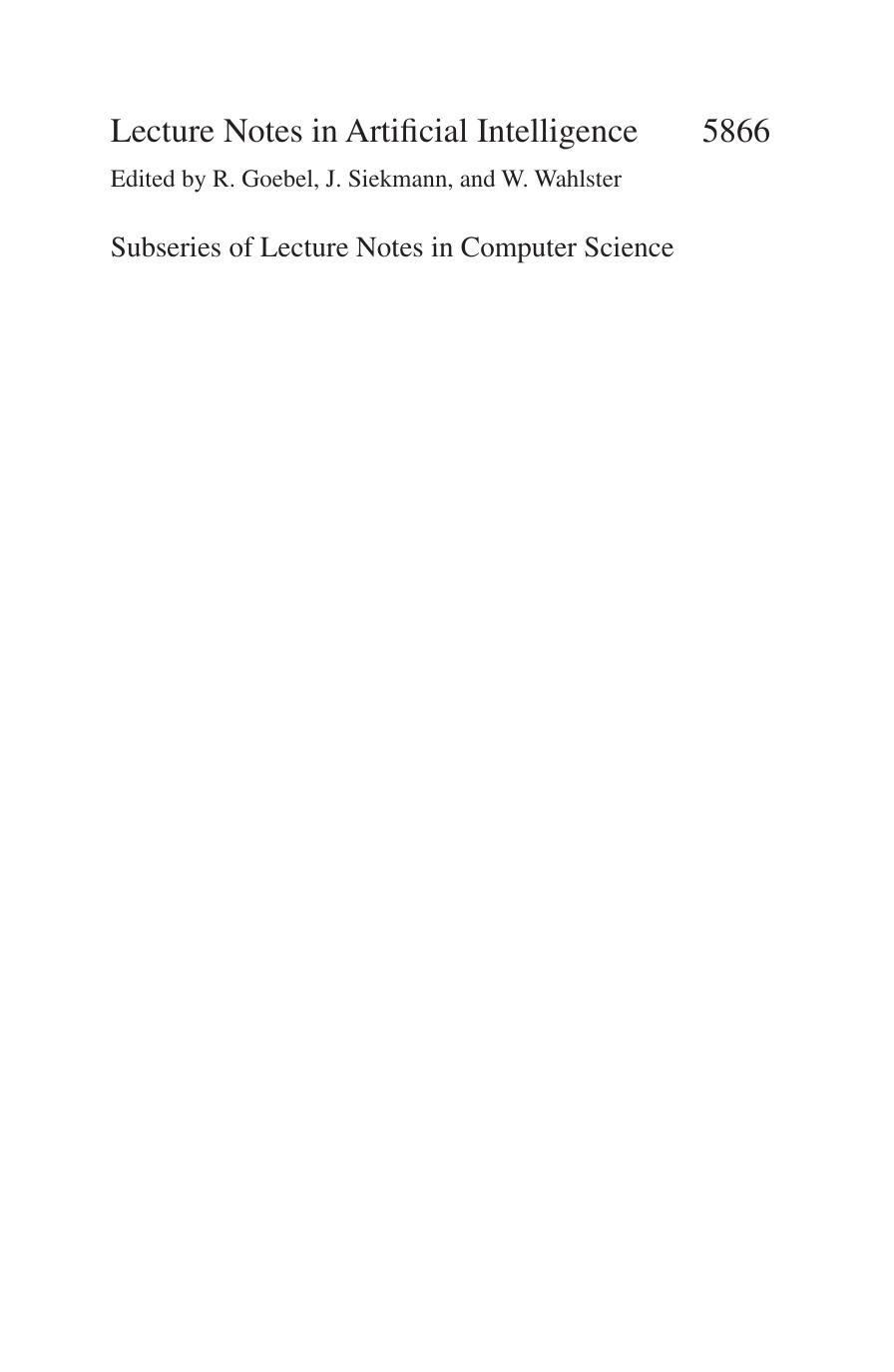 AI 2009: Advances in Artificial Intelligence: 22nd Australasian Joint Conference, Melbourne, Australia, December 1-4, 2009. Proceedings by unknow