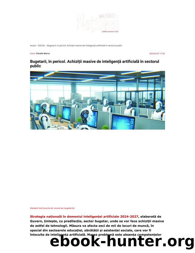 AI by Achiziții masive de AI în sectorul public- Ziarul National