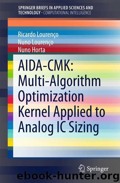 AIDA-CMK: Multi-Algorithm Optimization Kernel Applied to Analog IC Sizing by Ricardo Lourenço Nuno Lourenço & Nuno Horta