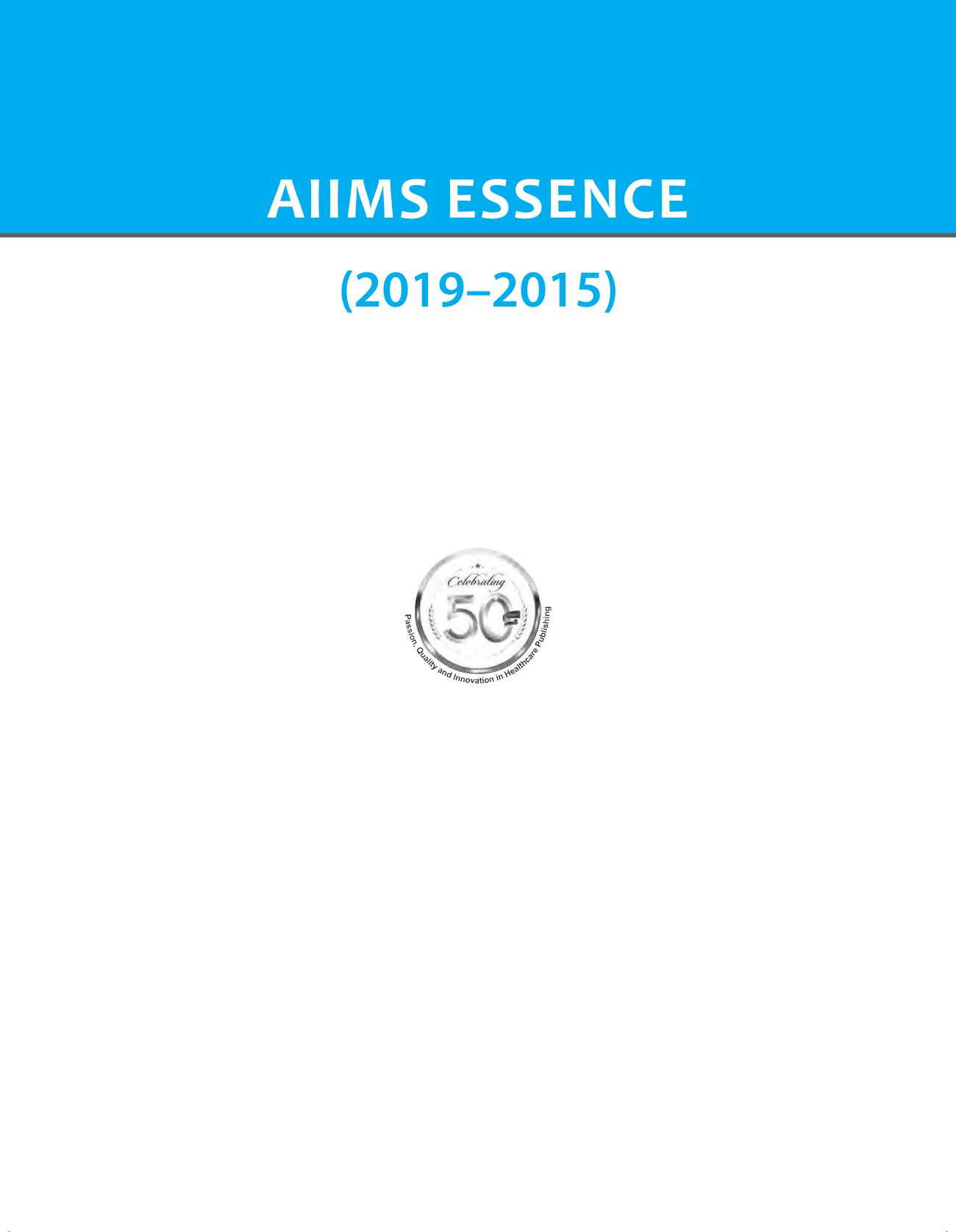 AIIMS ESSENCE 2019-2018 by Pritesh Kumar Singh