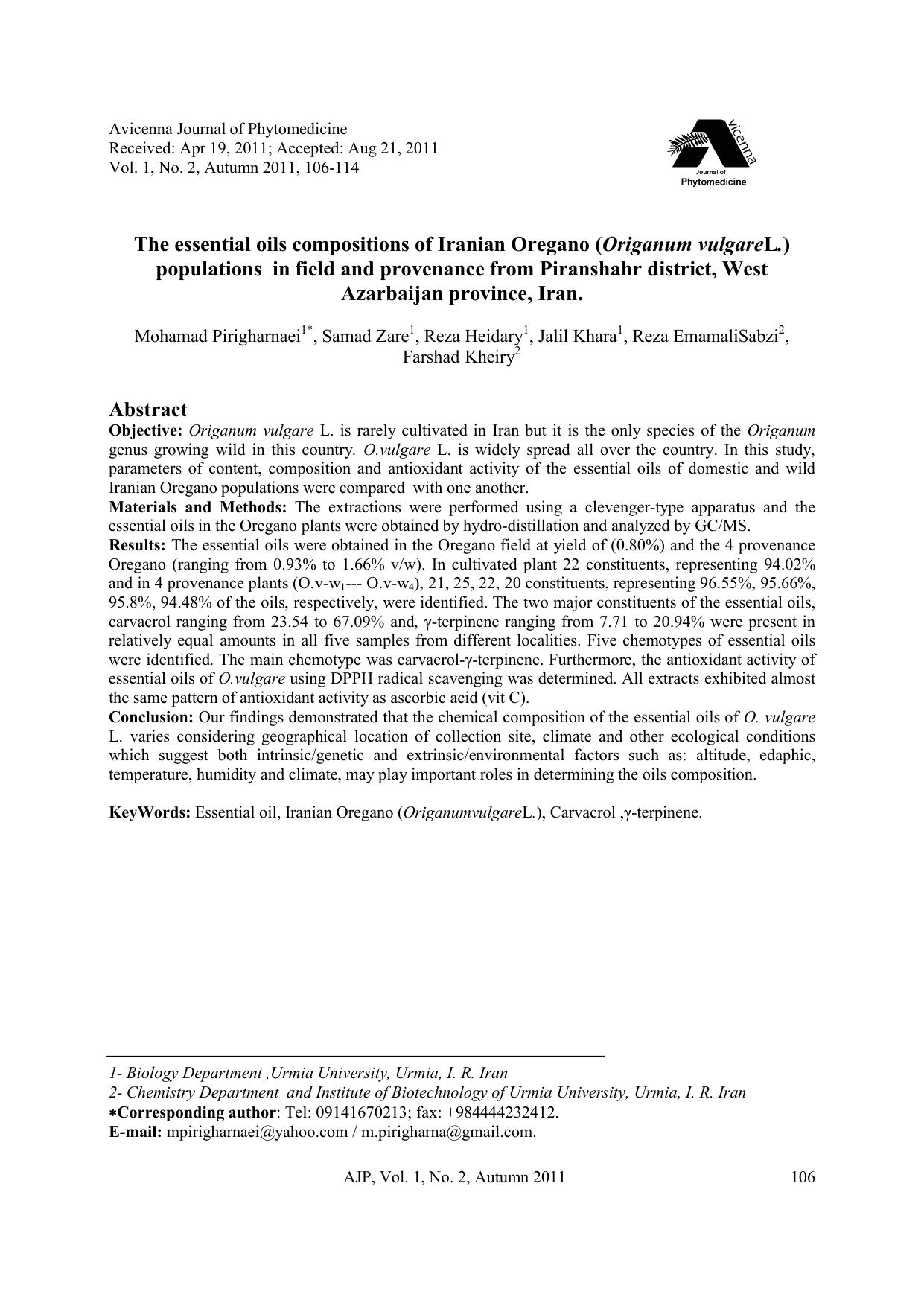 AJP Volume 1 Issue 2 Pages 106-114 by RHN