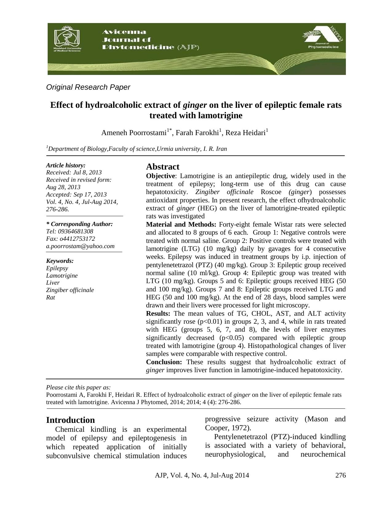 AJP Volume 4 Issue 4 Pages 276-286 by Sevin
