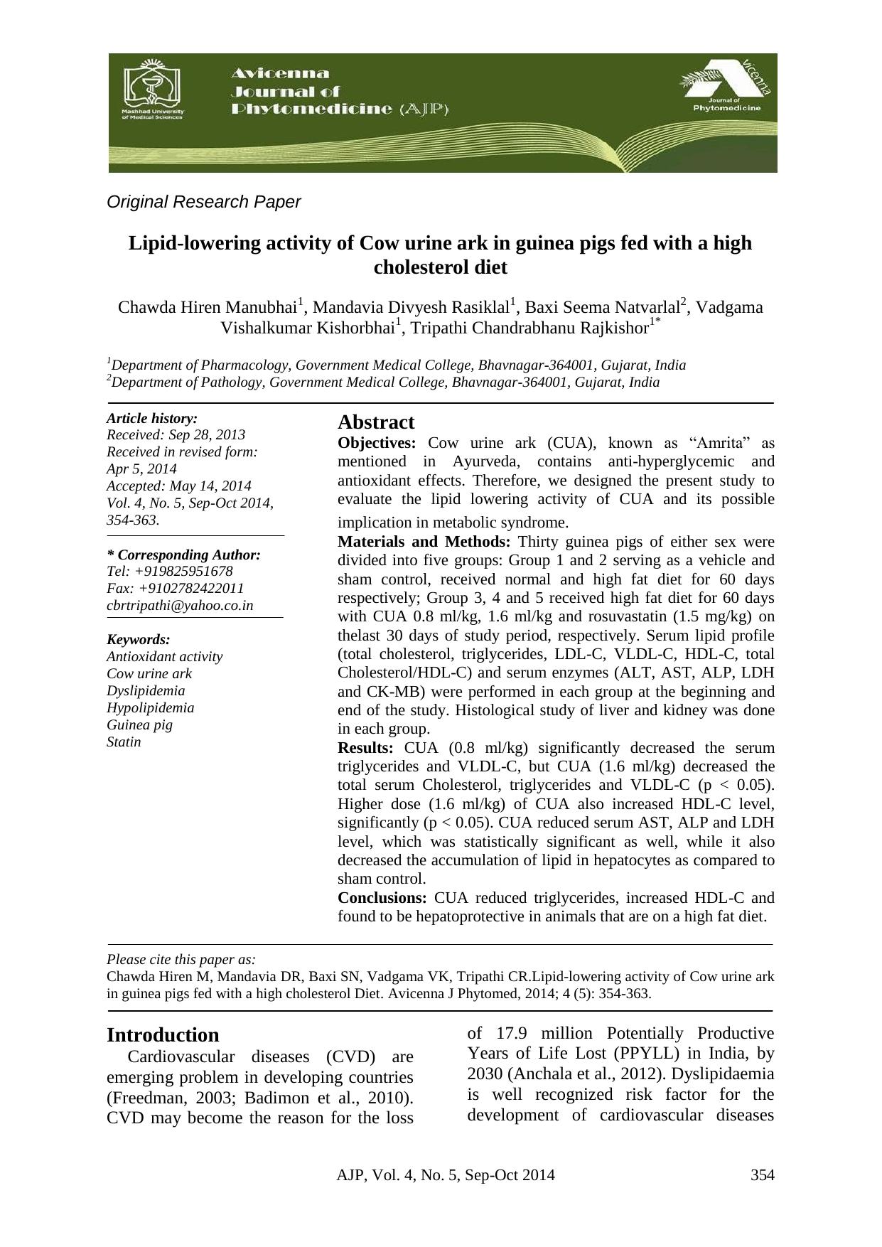 AJP Volume 4 Issue 5 Pages 354-363 by vahdatin