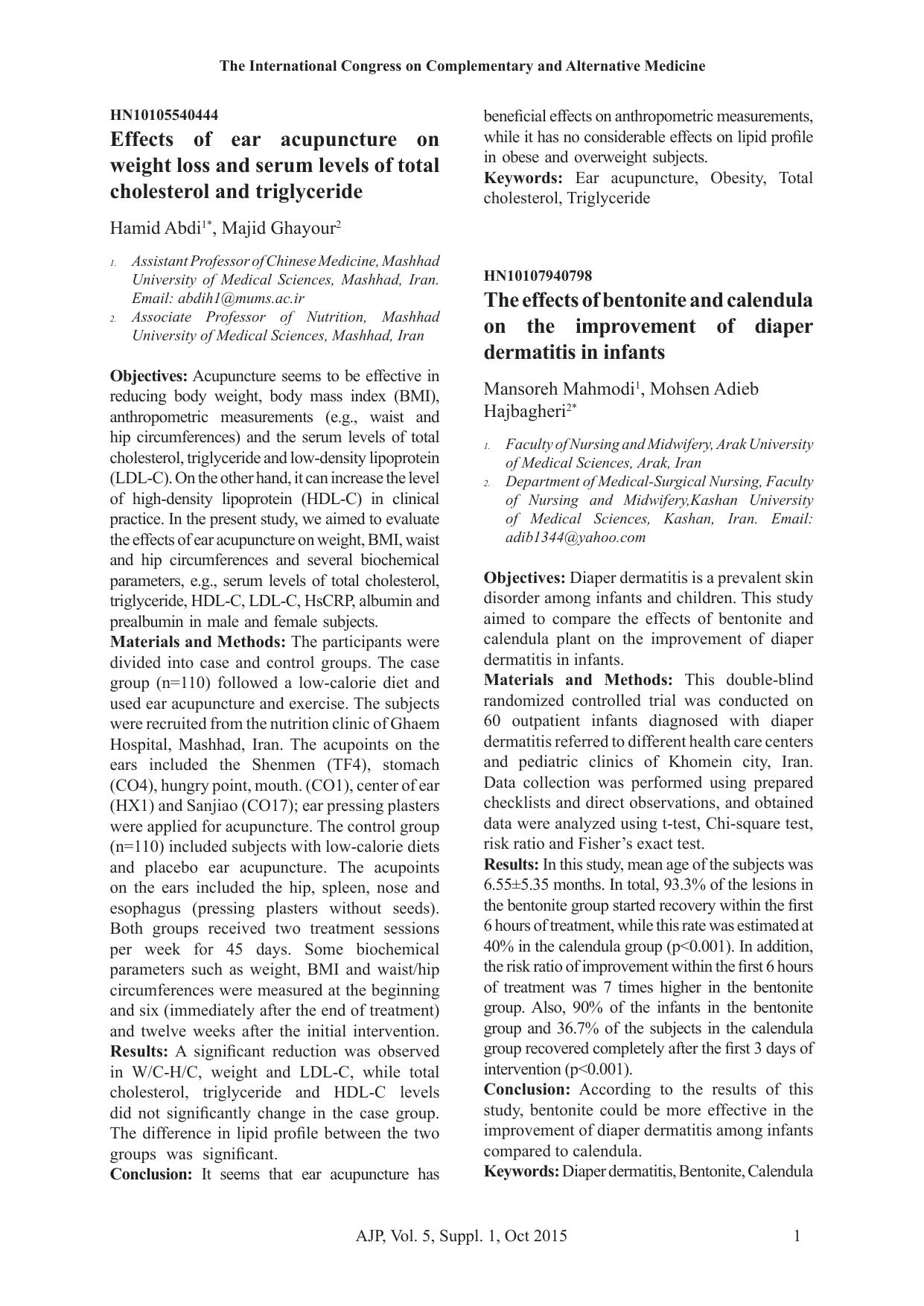 AJP Volume 5 Issue Suppl. 1 Pages 1-20 by Unknown