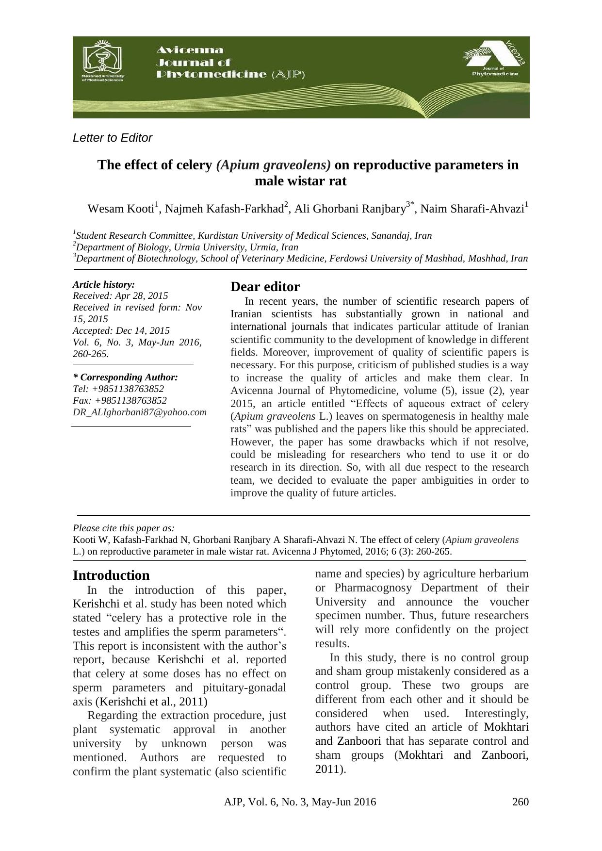 AJP Volume 6 Issue 3 Pages 260-265 by xarezmi