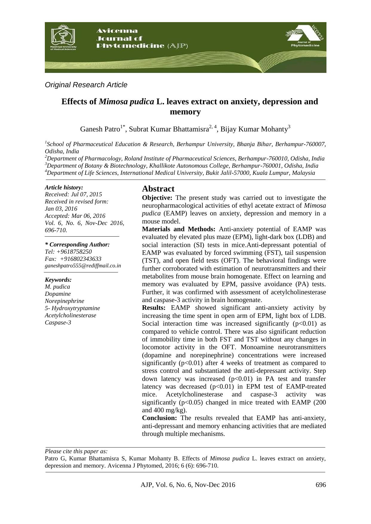 AJP Volume 6 Issue 6 Pages 696-710 by xarezmi