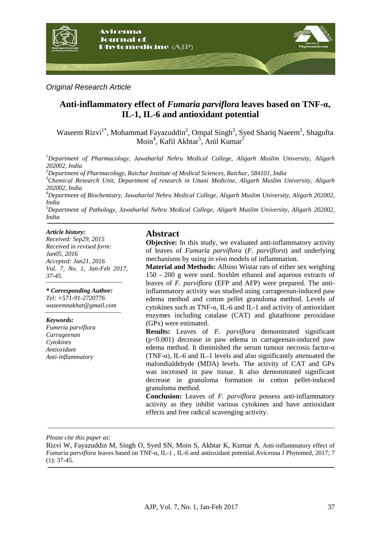 AJP Volume 7 Issue 1 Pages 37-45 by Tahere zeinali