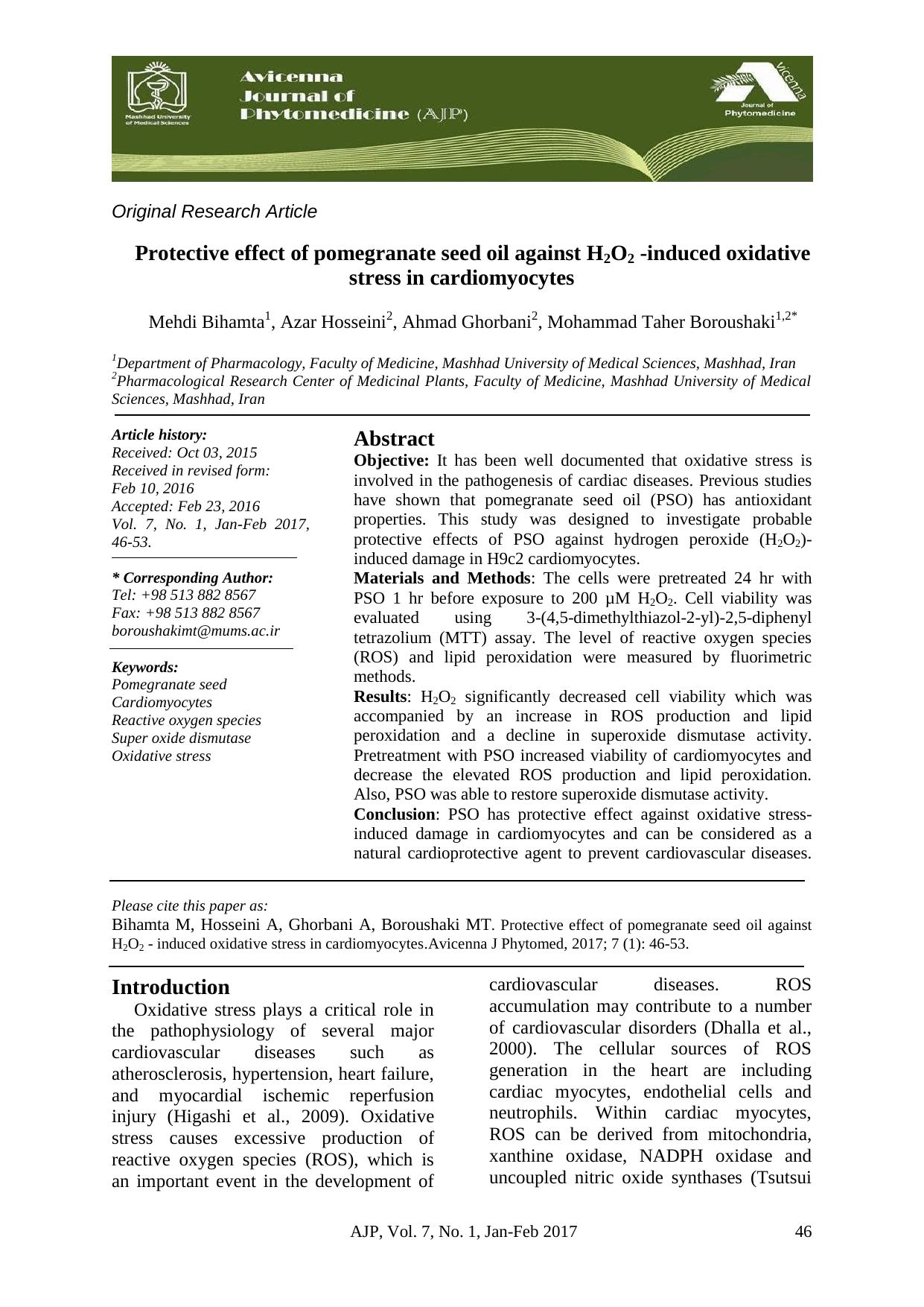 AJP Volume 7 Issue 1 Pages 46-53 by Tahere zeinali