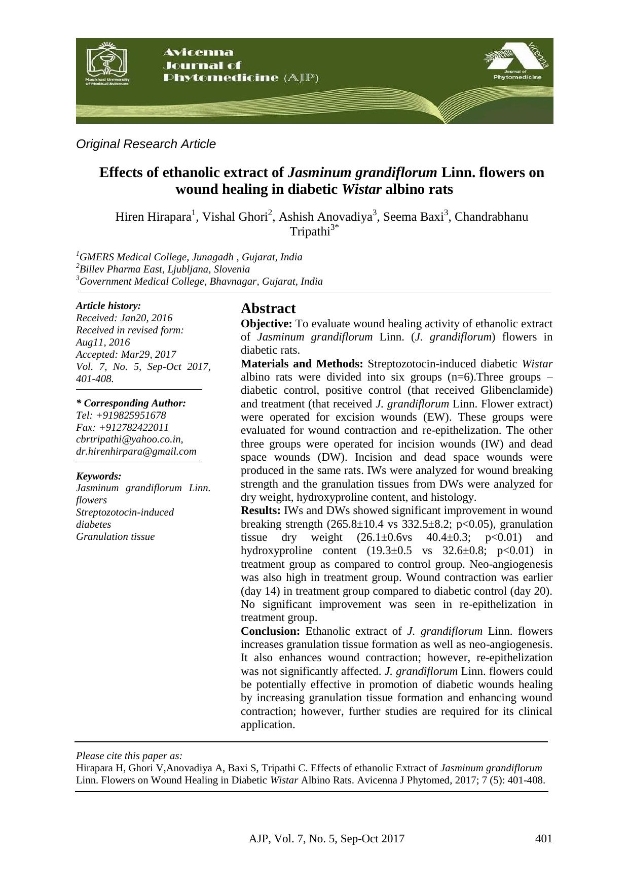 AJP Volume 7 Issue 5 Pages 401-408 by Tahere zeinali