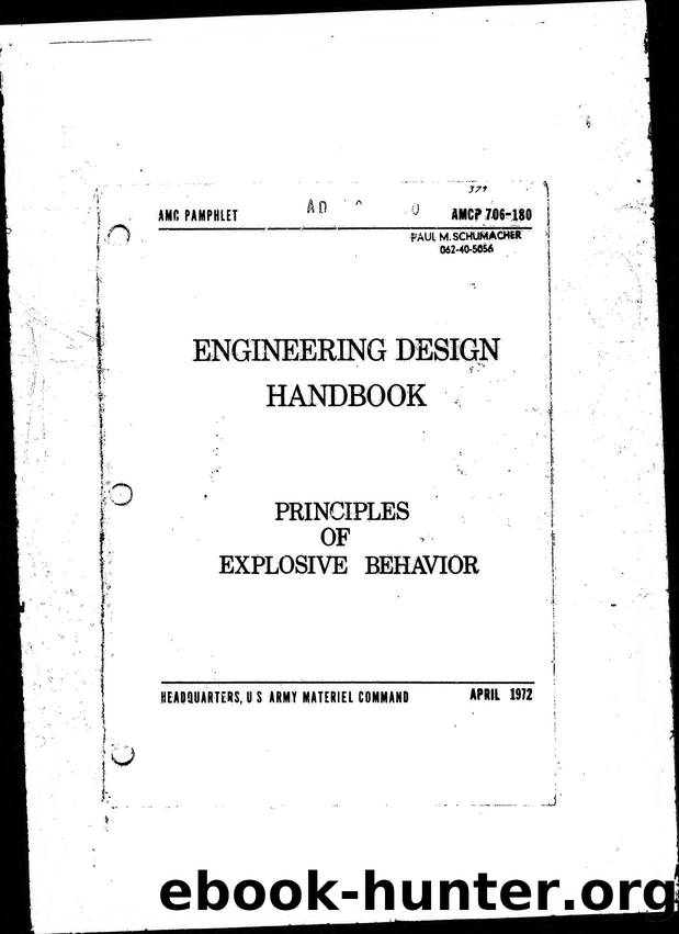 AMCP 706-180 - Explosive Behavior by explosive behavior text