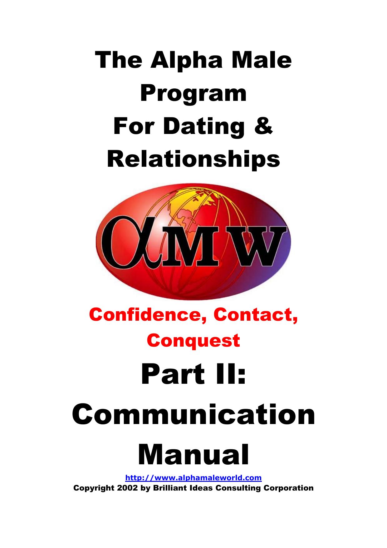 AMW Communication Manual by Alpha Male World Publishing