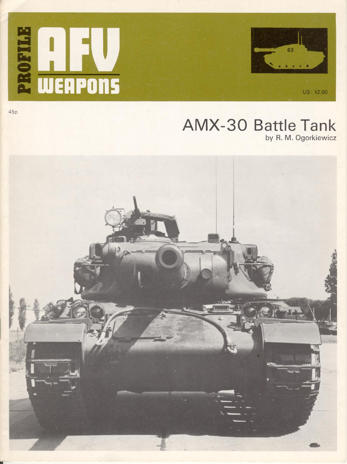 AMX-30 Battle Tank by Richard M. Ogorkiewicz
