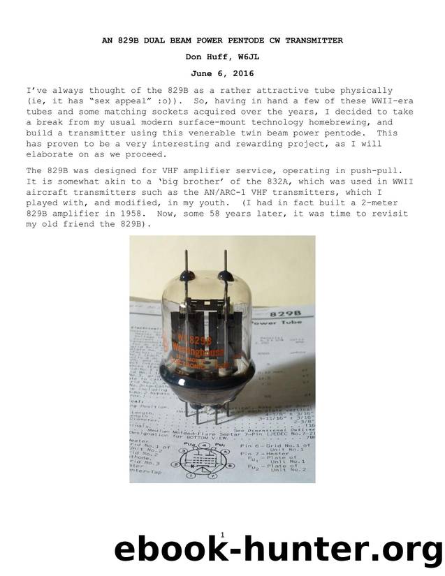 AN 829B pentode hf transmitter by DON_TWO