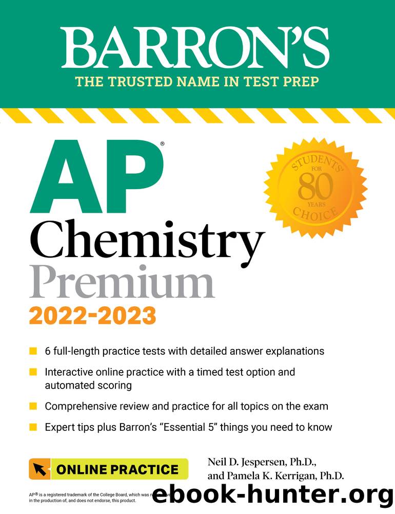 AP Chemistry Premium, 2022-2023 by Neil D. Jespersen