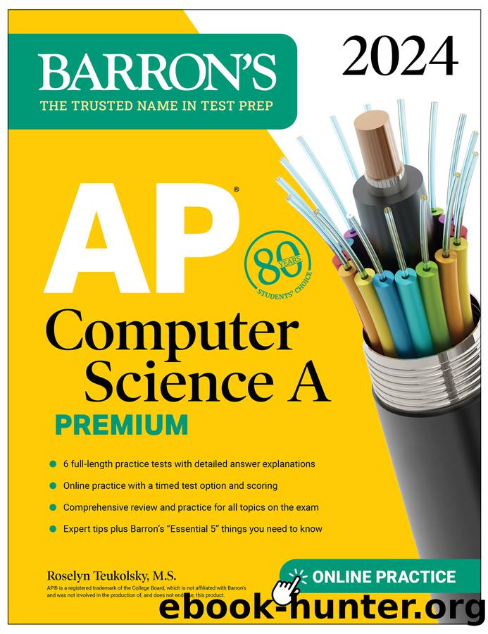 AP Computer Science a Premium, 2024 by Roselyn Teukolsky