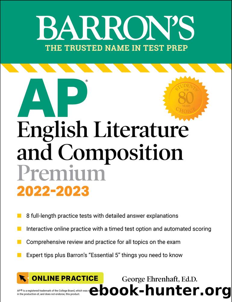 AP English Literature and Composition Premium, 2022-2023 by George Ehrenhaft
