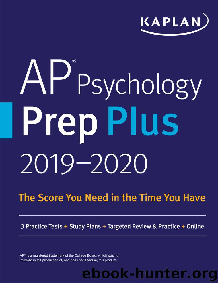 AP Psychology Prep Plus 2019-2020 by Kaplan Test Prep