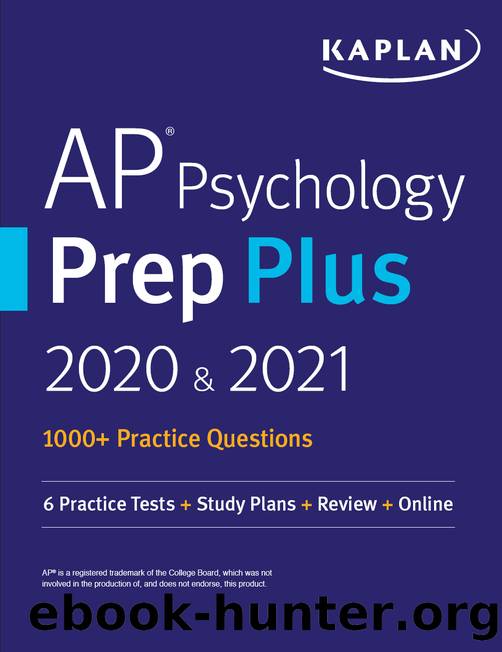 AP Psychology Prep Plus 2020 & 2021 by Kaplan Test Prep