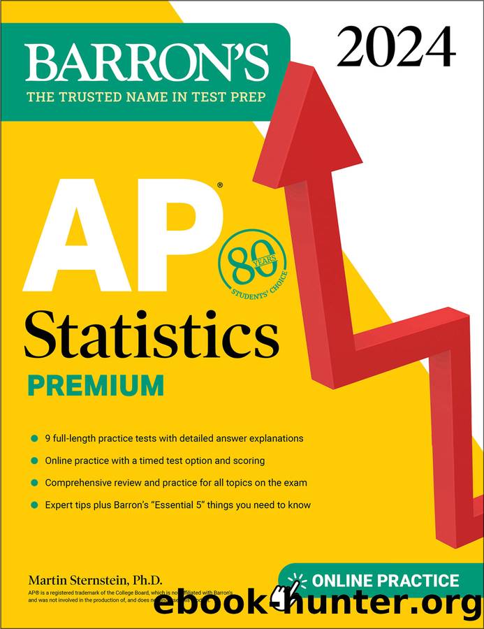 AP Statistics Premium, 2024 by Martin Sternstein