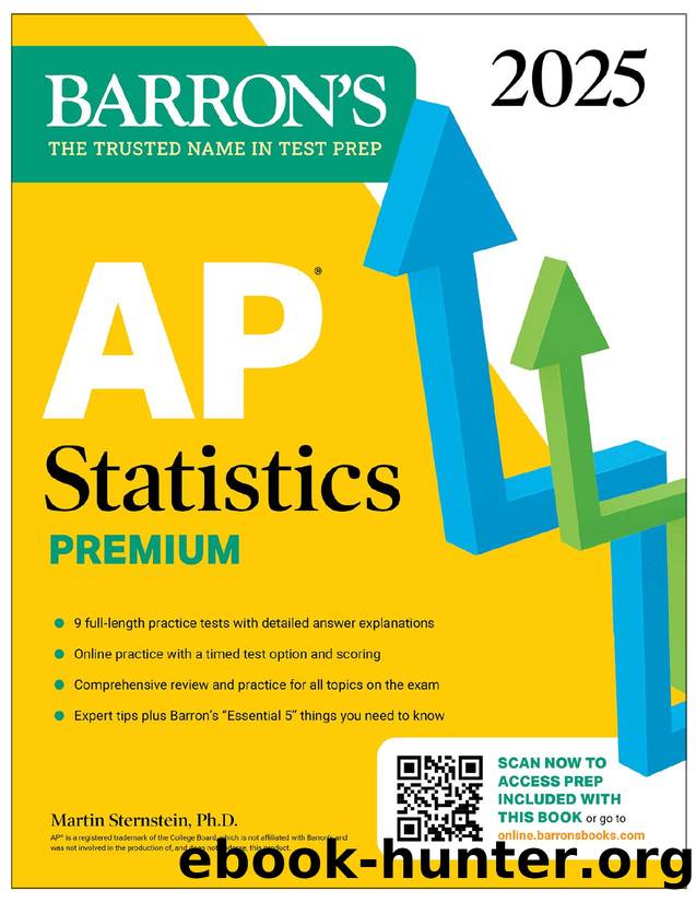 AP Statistics Premium, 2025 by Martin Sternstein